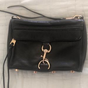 Rebecca Minkoff Mini Mac black leather crossbody